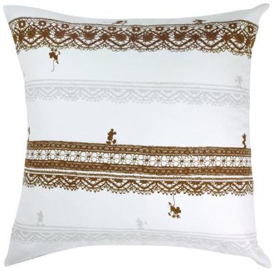 Suminoe Disney Trimway Cushion M007C Cover, 60x60cm, Ivory,