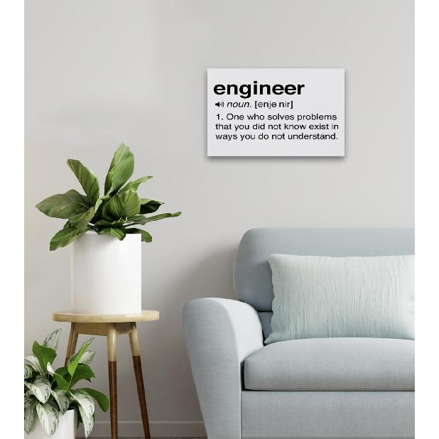 Nogrit Engineer Office Wall Decor Canvas Wall Art Engineering Themed Decor for Home Office,Best Engineer Gifts,Engineer Leaving Retirement Birthday