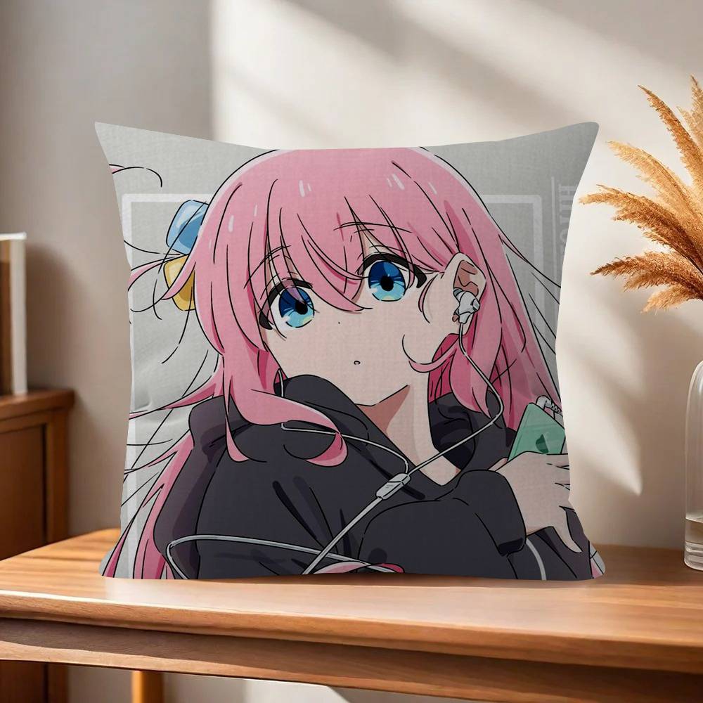 Anime Bocchi The Rock Maple Design Cushion Cover Happy Autumn Harvest decor Holiday Decorati Pillow Cover