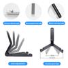 Kunststoff Tablet-Halter Tragbar Reise Rutschfest Verstellbar Faltbar Universal Tablet Handy Desktop Ständer Telefon Tablet Zubehör