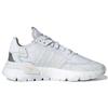 Adidas Originals Nite Jogger Fabric Sport Minimalist Breathable Low-Top Lifestyle Casual Shoes Women sneaker White Gray GZ3229
