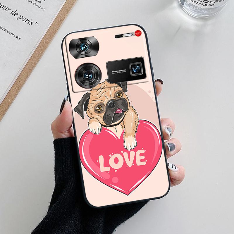 Case For nubia Z60 Ultra Black Matte Soft Silicon Phone For Nubia Z60 Ultra 5G NX721J Cover Coque Protective shell Z60Ultra
