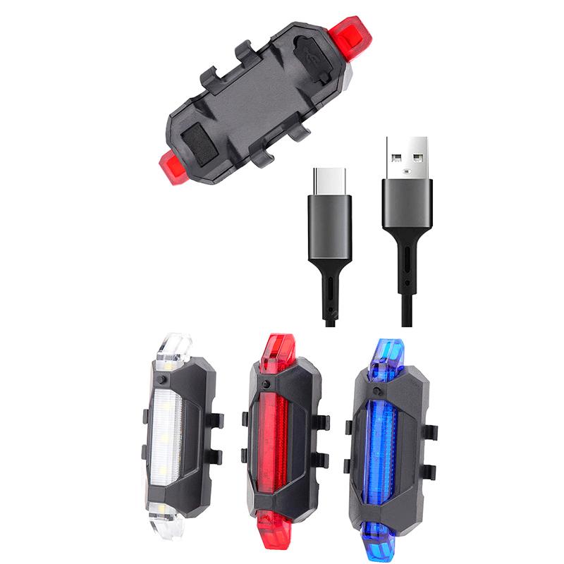 Usb Rechargeable Bike Tail Light Night Riding Safety Warning Light 918 Tail Light Led Bike Light Riding Equipment