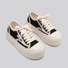 Summer Thin Red Canvas Shoes Women's Thick Bottom Style Casual Board Shoes Sports Sneakers Vulcanize Shoe Upper Material