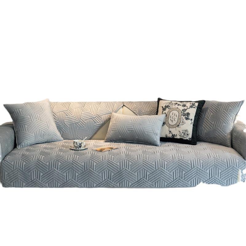 Sofa Cushion Winter Plush Non-Slip Sofa Cushion High-End Seat Cushion Sofa Cover Cover Cloth Thickened Winter