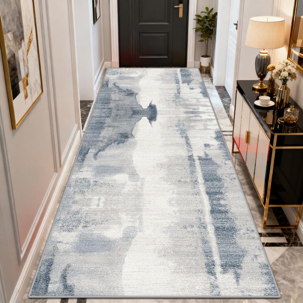 Abstract Modern Long Corridor Rugs Luxury Decoration Doorway Easy Clean Runner Carpet Living Room Bedroom Aisle Non-slip Mat