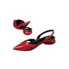 Shoes for Women 2025 Fashion Slip On Women's Pumps Autumn Pointed Toe Shallow Solid Dress Low-heeled Casual Office Ladies Shoes