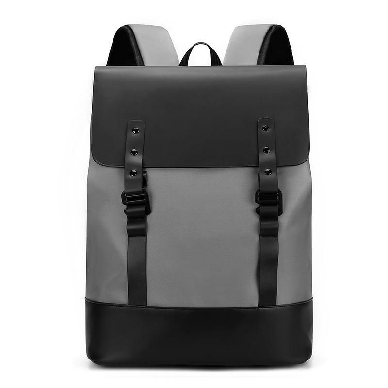 

Мужской водоотталкивающий рюкзак большой вместимости. Многофункциональный женский рюкзак для улицы. серый