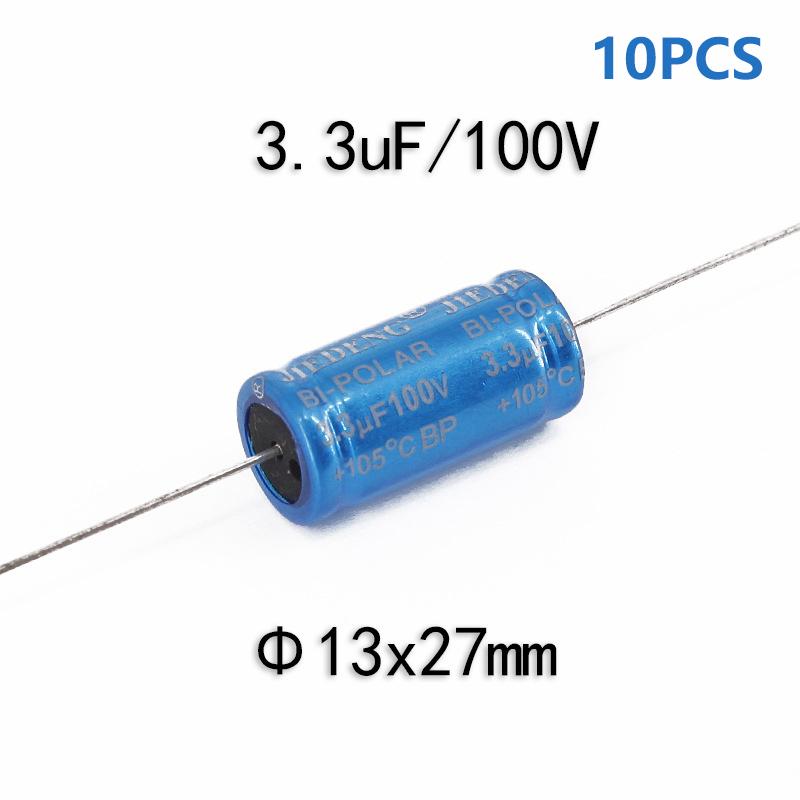 10Pcs Audio Capacitor Mkp Frequency Divider Crossover Non-Polarity Capacitor 100V 10Uf 3.3Uf 2.2Uf 22Uf 1.5Uf 4.7Uf 1.5Uf 15Uf