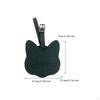 Leather Luggage Tag Boarding for Women Men Fashion Cartoon Cat Handbags Purse Charm Travel Bag