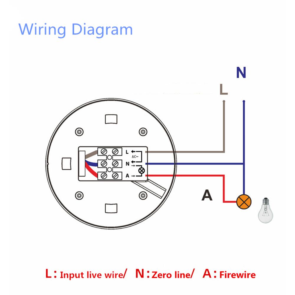 360 ° Ceiling PIR Motion Detector Switch For Hallway Stairwell Basement Lighting