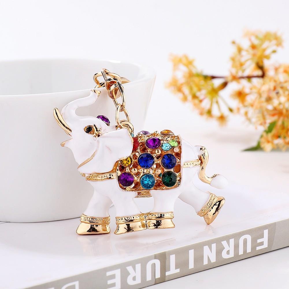 War Elephant, Elephant, Gong Elephant - Cultural Keychain with Creative Design