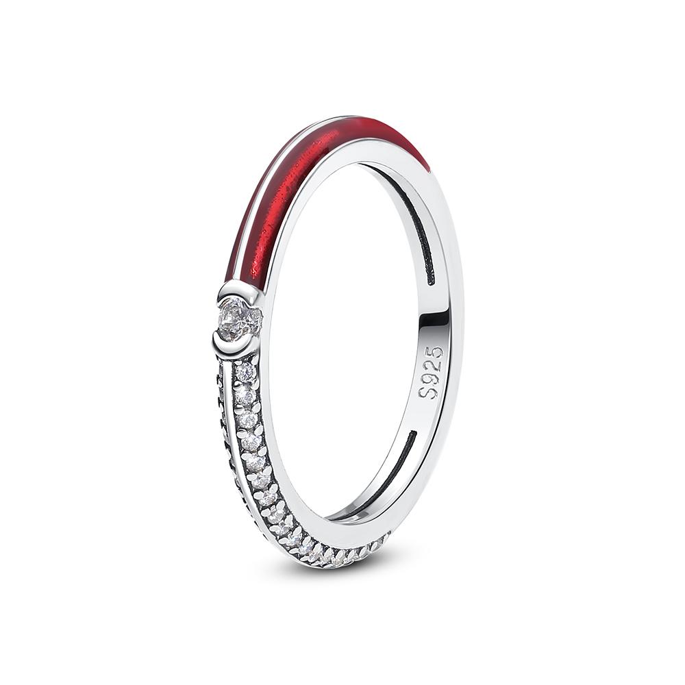 New 925 Silver Rings For Women Crown Love Heart Moon Sun Engagement Wedding Rose Gold Ring Luxury Jewelry Gift