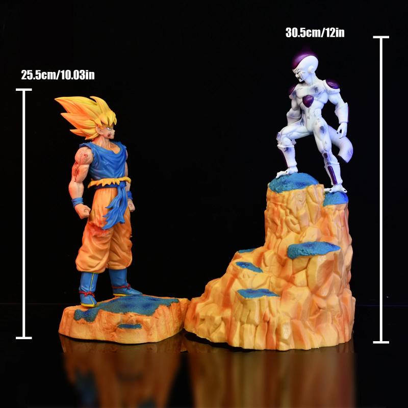 Anime Figur Son Goku VS Frieza Actionfigur PVC Statue Modell Puppe Sammlerstück Schreibtisch Dekoration Kinderspielzeug Geschenke