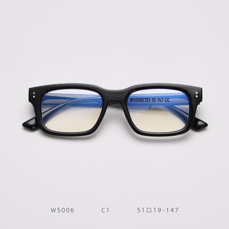 

W5006 TR квадратная оправа плоские очки - стильные унисекс модные очки для близорукости