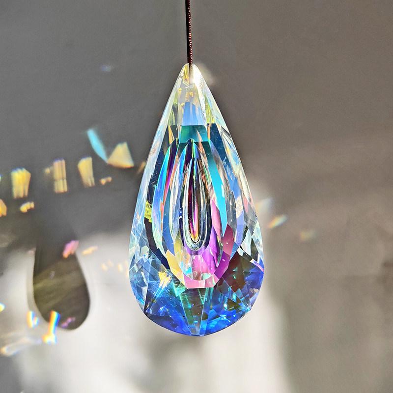 Heart Crystal Sun Catcher: Rainbow Prism Light & Shadow Hanging Ornament - Creative Toy Gift for Kids