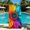 Towel For Outdoor Camping Sunflower Beach Towel Super Absorbent Quick-Drying Colorful Summer Towel