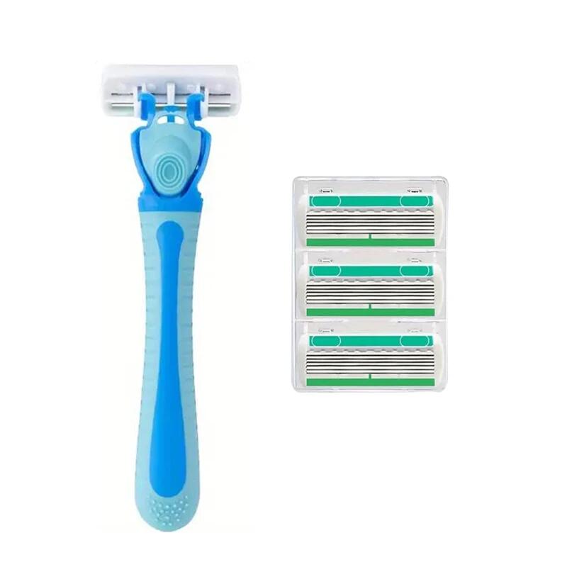 6-layer Women's Hair Removal Knife, Detachable and Replaceable Hair Scraping Blade, Suitable for Women's Body Hair Removal