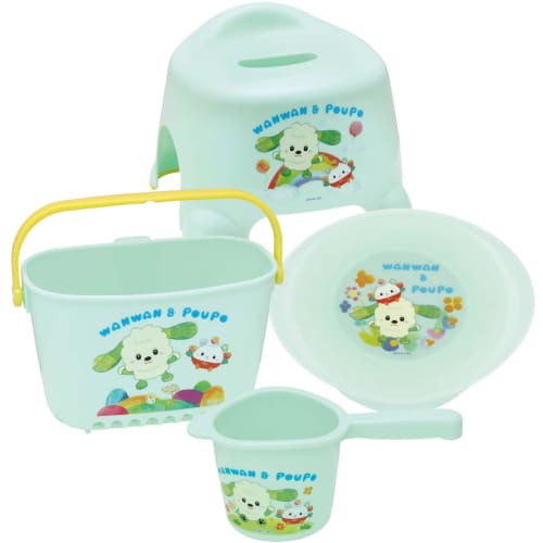 Skater Children's Bath Chair Bath Chair Baby Bath Chair Peek-a-boo Width 25 X Depth 20 X Height 13.5cm BBS3-A