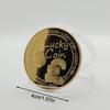 Lucky Commemorative Silver-Plated And Gold-Plated Commemorative Coin, Four Leaf Clover Embossed Mother'S Day Coin Collect