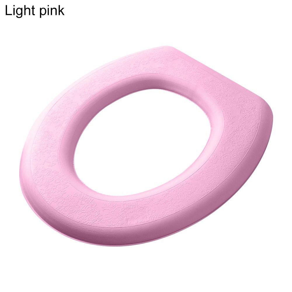 Washable Silicone Toilet Seat Cushion All Seasons Waterproof Toilet Washer Toilet Seat Pad Seat Cushion Bathroom Accessories