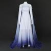 Frozen 2 Elsa Princess Dress COS Suit Elsa Gradual Change Mesh Dress Stage Performance