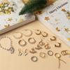 2024 Christmas Countdown Calendar 24 Day Jewelry Advent Calendar Box Set for Women Present Holiday Decoration