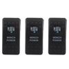 3X 12V Car Marine Boat RV Toggle Rocker Switch LED Light Bar Work Fog Rear ON-OFF Winch Power