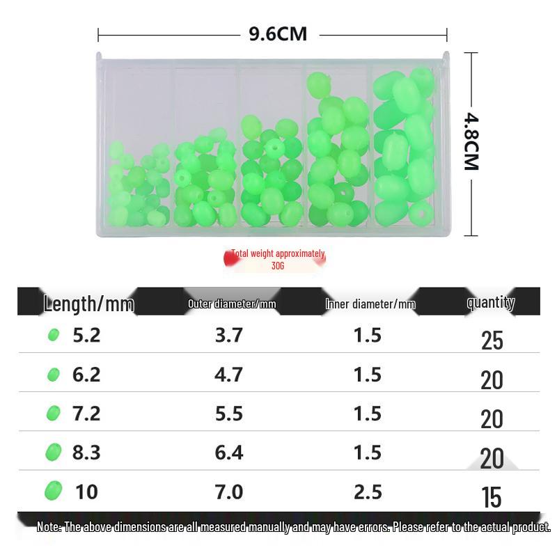 Luminous Anti-Collision Bead Fishing Float: Attract Fish & Prevent Tangles