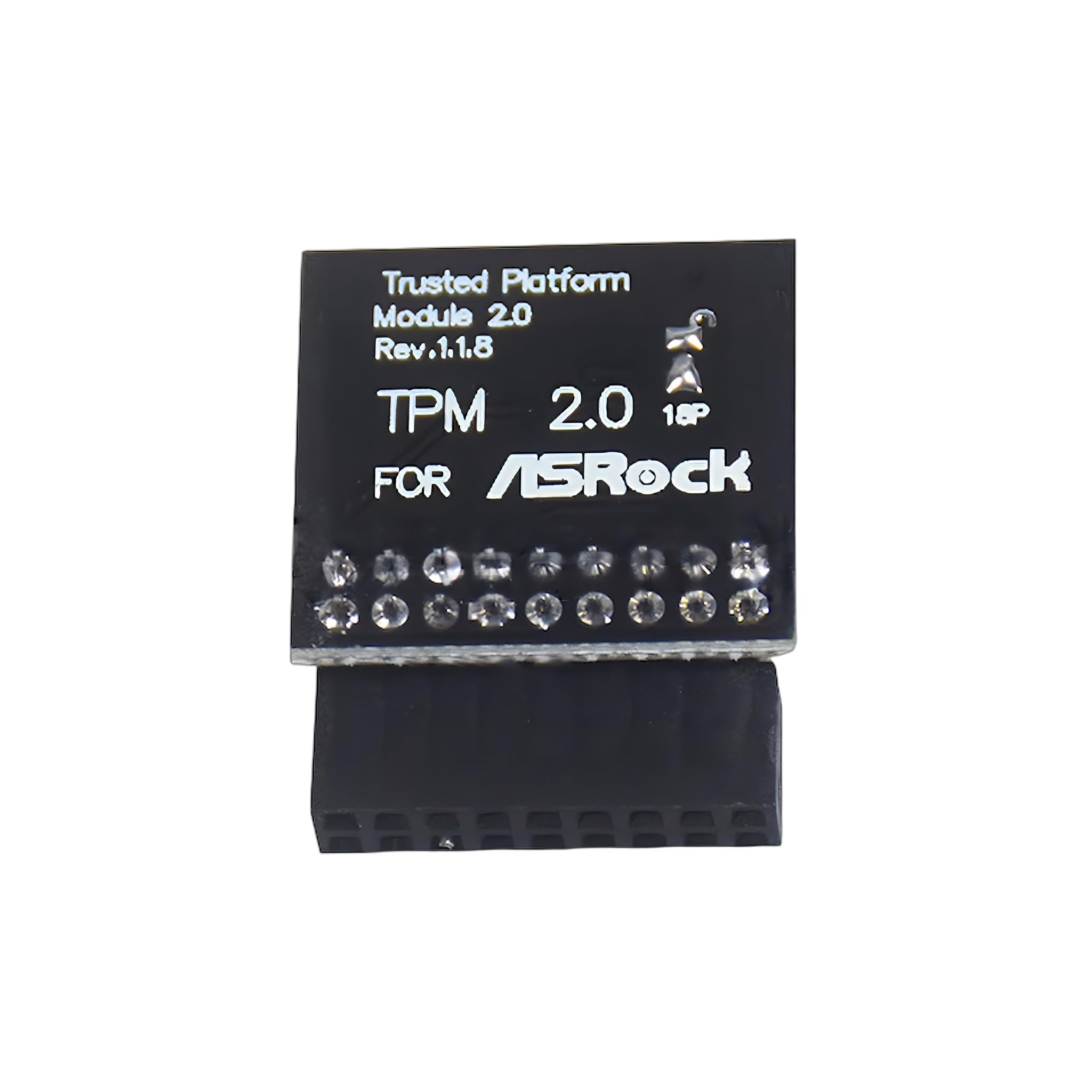 

[Small Lab] Asrock TPM 2.0 Encryption Security TPM2.0 for Windows 11 Motherboards, 18-pin