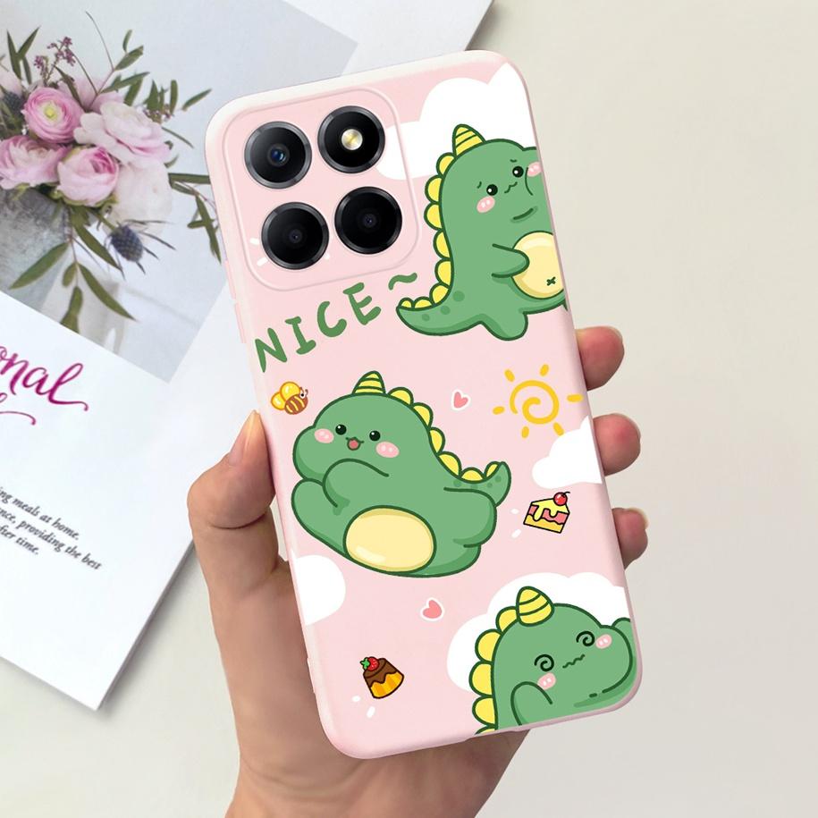 For Cover Honor X8 Phone Case TFY-LX1 TFY-LX2 TFY-LX3 Bumper Popular Flower Cats Soft Cover For Honor 70 Lite X6 X6s X8 5G Funda