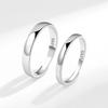 Minimalistische Offene Band Partnerringe Für Valentinstag Glatte Oberfläche Unisex Liebesversprechen Ring Einfaches Design Für Ihn Und Sie
