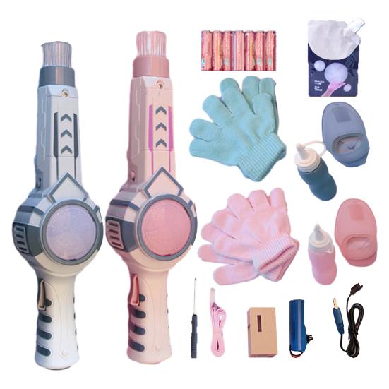 Bubble Machine Automatic Blower for Kids Bubble Fog Wand for Parties Interactive Colorful Bubble Maker Gift for Friends Children