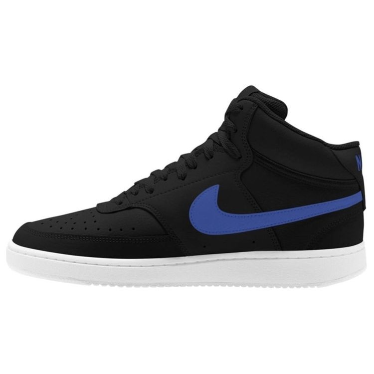 

Nike Court Vision Mid Ретро Повседневные Нескользящие Амортизирующие Прочные Кроссовки с Высоким Верхом Мужские Кроссовки Черно-Синие CD5466-007 44