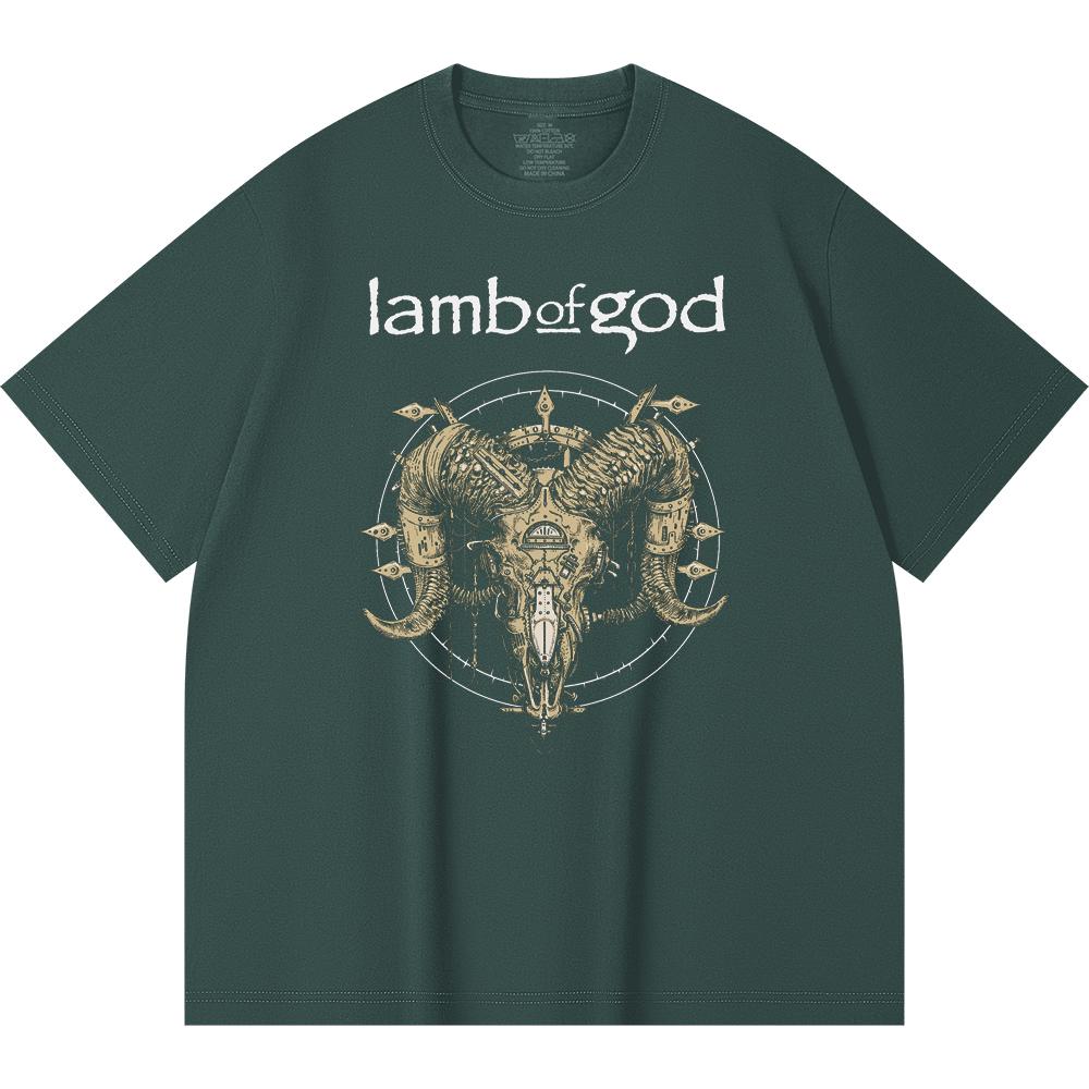 230 g/m² 100% Baumwolle Heavy Metal T-Shirt Rockband Beliebte Musik Druck Unisex Schweres Baumwoll-T-Shirt