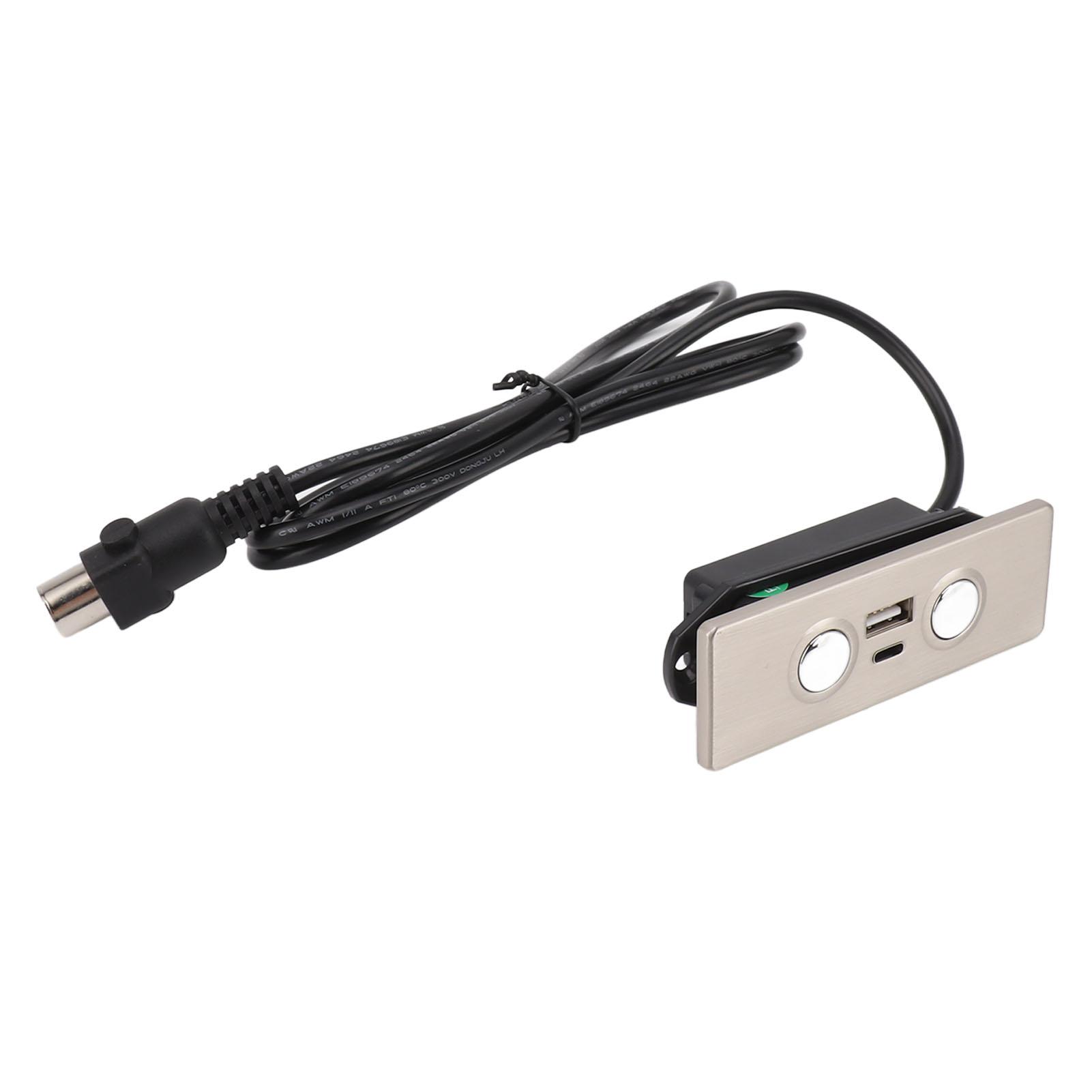 

5-контактный пульт управления электрореклайнером для подъемного кресла, пульт дистанционного управления для электрического дивана, порт для зарядки USB Type-C