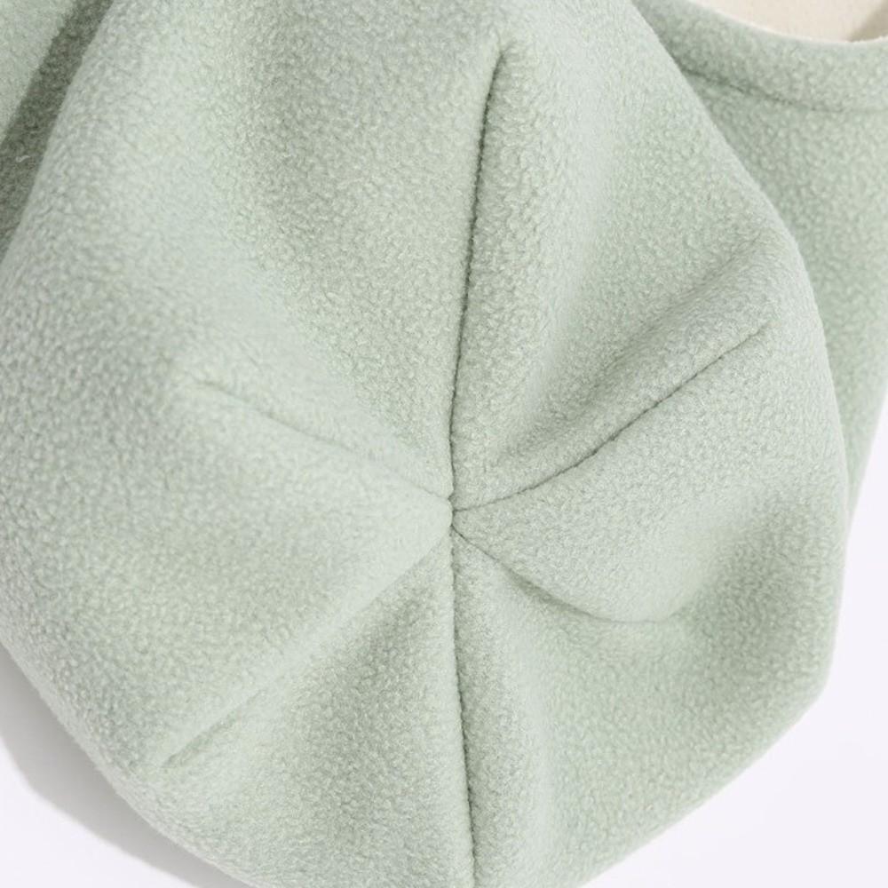 Adjustable Ear Protection Cap Drawstring Fleece Hat Fashion Ear Flap Hat  Cycling