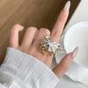 Adjustable Ocean Animal Jewelry Sparkly Shell Ring Unique Crab Ring  Gift