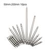 10Pcs Magnetic Screwdriver Bits 50/65/100/150/200mm Cross & Slot Drill Bit PH2 X 6mm Double Head Electric Screwdriver Drills