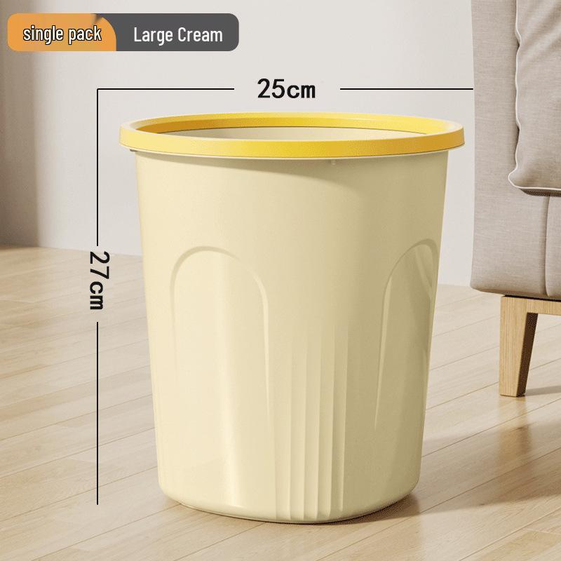 5-Piece Household Cleaning Set: Broom, Dustpan, Trash Can, Mop & Towel