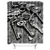 Vintage Keys Shower Curtain | Classic And Elegant Bathroom Decor