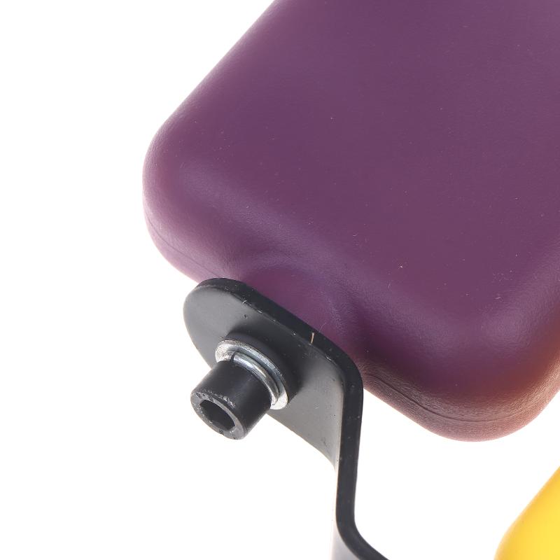Double Sambago Bell Latin Music Yellow Purple Cowbell High Low Sound Knocker Drum Percussion Instrument Part Accessories