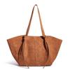 Quick hair new light large capacity messenger tote bag European retro style high texture trendy women's bag