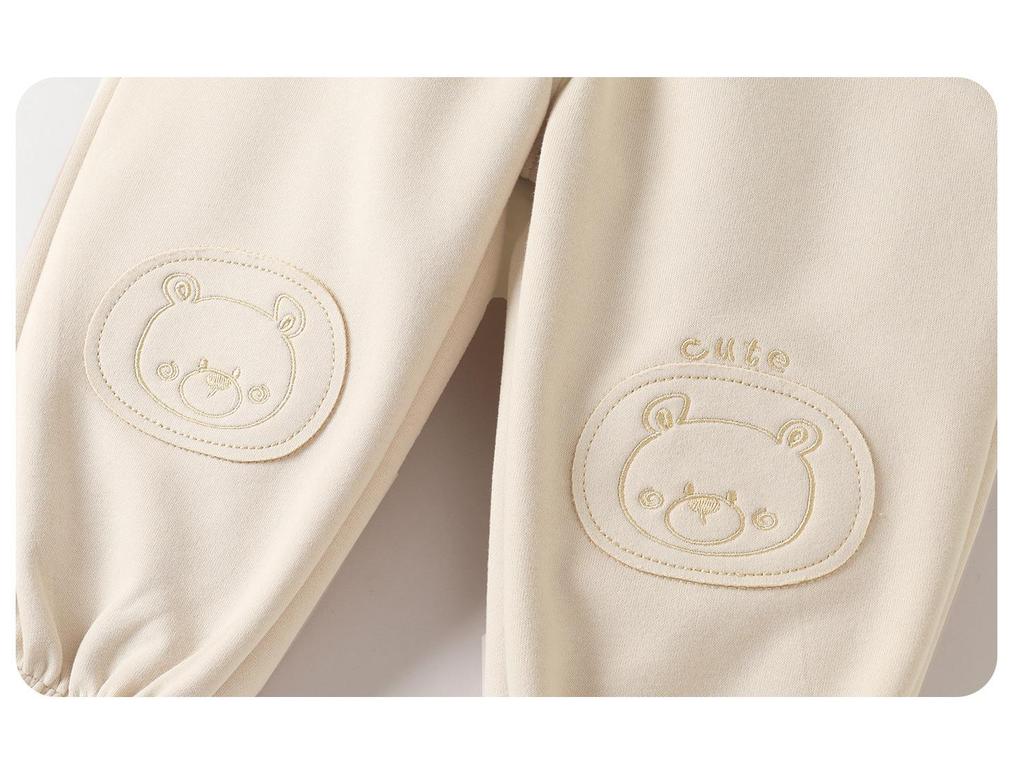 Kaka Panda Children's Spring Casual Pants - Boys' & Girls' Trendy Long Toddler Pants
