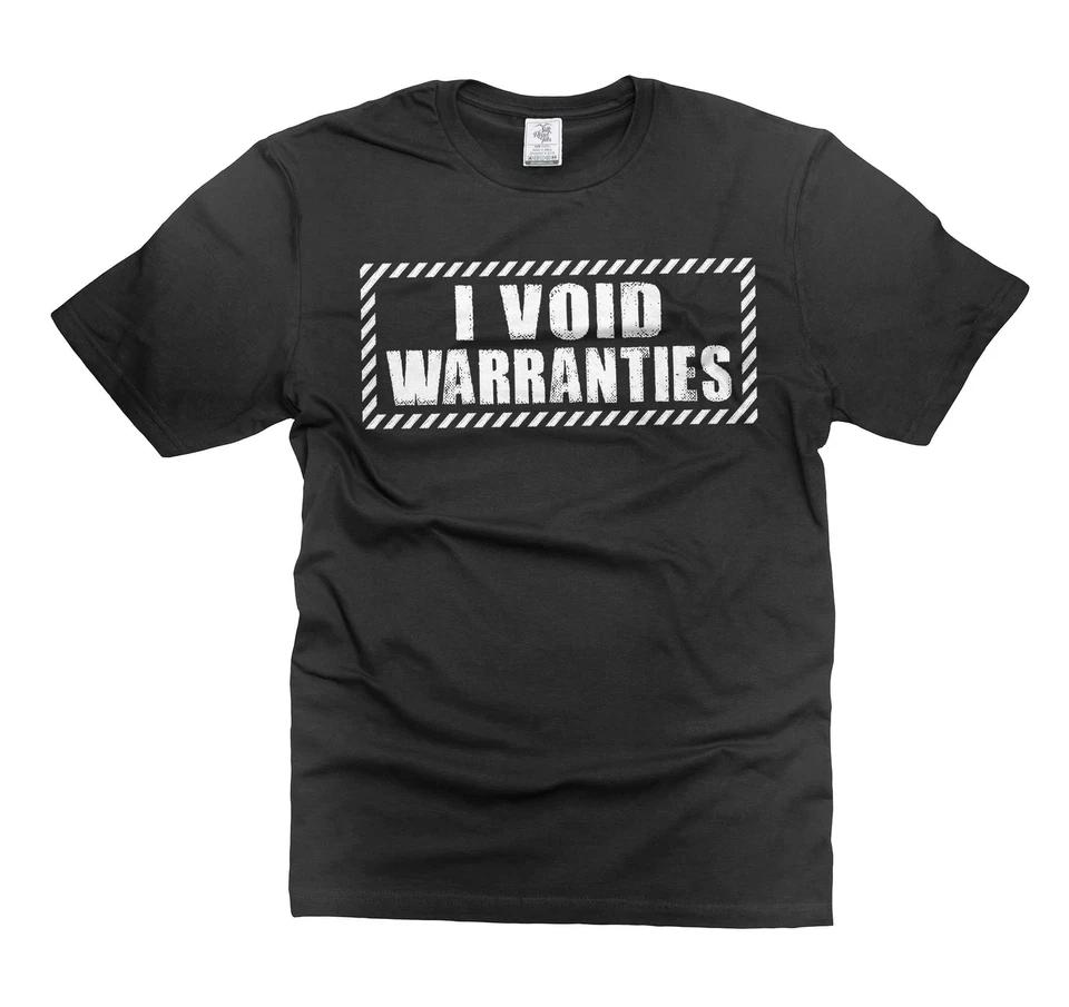 

Funny Car Guy Shirt, I Void Warranties T-Shirt, Car Guy Gift, Funny Men s Shirt L