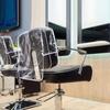 1PC Salon Chair Cover Protector Clear Square Waterproof Hairdressing Chair Back Covers Fit Standard Salon Chairs Office Chairs