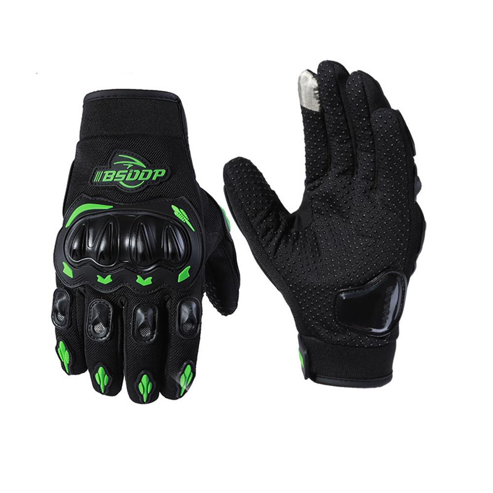 Sommer Motorsykkelhansker Pustende Full Finger Guantes Luvas Outdoor Sports Protection Vanntett Racing Riding