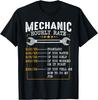 Mechanic Hourly Rate Labor Rates Funny Co-Workers Car Lover Gift Unisex T-Shirt Mens Womens Tees Top