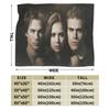 Soft Warm Blanket Decorative The Vampire Diaries Bedding Throws  Flannel Bedspread For Couch Bed Pattern Sofa Bed Cover