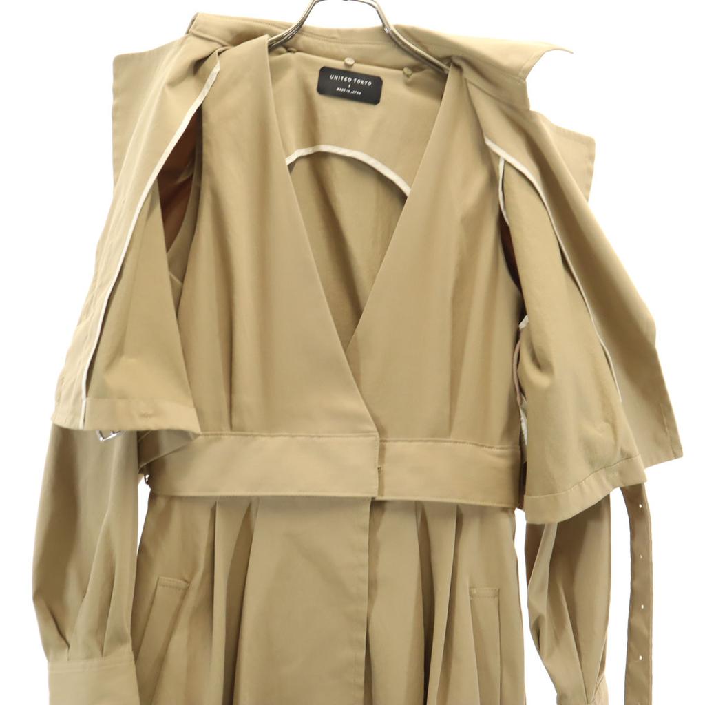 UNITED TOKYO No sleeve 3WAY one piece 1 beige set Women Used